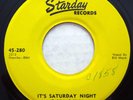 STARDAY 280 Bill Mack Orig RARE Rockabilly 45 Excellent Plus It's Saturday Night