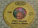 Groovy Mod Garage Pop Psych Dancer Three's a Crowd Honey Machine 45 HEAR