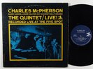 CHARLES MCPHERSON QUINTET Live At The Five Spot LP on Prestige mono