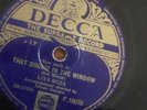 LITA ROZA- THAT DOGGIE IN THE WINDOW-SHELLAC 78-1953