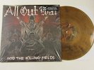 ALL OUT WAR Into The Killing Fields LP CLEAR GOLD/BLACK SMOKE VINYL 174 made NEW