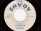 POPCORN/R & B-LITTLE ESTHER-SAVOY 1516-IF IT'S NEWS TO YOU/LONGING IN MY HEART