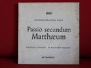BACH Passio secundum Mattaeum, RICHTER SEEFRIED TOEPPER 4-LP-Box Archiv ED1 1958