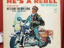 RARE He's A Rebel by The Crystals first press blue label