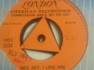 Gene Allison Hey. Hey, I Love You U.K 2 One Sided London Demo's