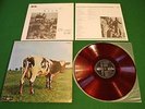 Pink Floyd Atom heart Mother Japan LP 1st press 1970 red vinyl Odeon OP-80102