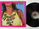 BON JOVI SLIPPERY WHEN WET MERCURY 28PP-1025 Japan VINYL LP