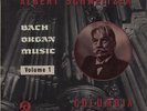 Johann Sebastian Bach Bach Organ Music Volume 1 vinyl LP album record UK