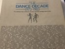The Dance Decade 1973-1983 Records LP Limited Edition Collectors Item