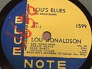 LOU DONALDSON   Lou's Blues/Things We Did. (E) Jazz 78 on BLUE NOTE 1599. 78rpm
