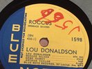 LOU DONALDSON   Roccus/Cheek To Cheek. (E) Jazz 78 on BLUE NOTE 1598. 78rpm