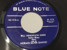 HORACE SILVER / BILL HENDERSON   BLUE NOTE 1710 jazz 45. Senor Blues RVG. EX.