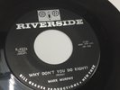MARK MURPHY   RIVERSIDE 4526 jazz 45. Fly Me to the Moon/Do Right. EX.