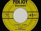 Doo-Wop/R&B Rocker 45 - Mon-Vales - Carol-Ann/White Bucks - Pen Joy - mp3