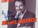 45 TOURS 2 TITRES  MICHEL DELPECH AUTOGRAPH LOIN D'ICI BARCLAY 821 997-7