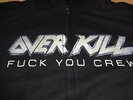 Overkill Zip Hoody XXL Thrash Metal Anthrax