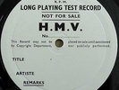 Moussorgsky: Pictures At An Exhibition - Cantelli **HMV White Label Test Press**