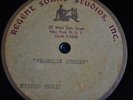 ++RARE++78RPM ONE SIDED ACETATE RECORD BY WHO I BELIEVE TO BE DORA HALL & GROUP