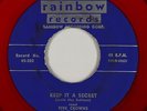 Doo-Wop 45 - Five Crowns - Keep It A Secret - Rainbow - VG+ mp3 - red wax rare