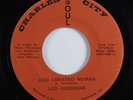70s Sweet Soul 45 LEO GOODMAN God Created Woman CHARLES SOUL CITY HEAR