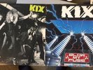 KIX 2 Lps First & Blow My Fuse vintage Vinyl record HAIR Metal Glam Rock LP