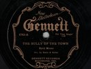Byrd Moore Pre-War Country Blues Gennett 6763 78 Bully Of The Town * LISTEN