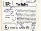 Long Tall Sally EP Rare Signed Replica Cover Record Lennon McCartney Harris 1964