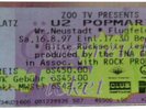 U2 – Concert Ticket – Popmart