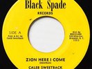CALEB SWEETBACK Zion Here I Come BLACK SPADE RARE ROOTS MURDER 45 Hear