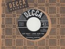 SAVANNAH CHURCHILL - Decca 28973 - Last Night I Cried Over You- VG+ R&B 45 w/slv