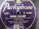 78rpm MISCHA SPOLIANSKY CHOIR congo lullaby / killing song