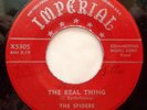 SPIDERS 45 The real thing / Mmm Mmm Baby IMPERIAL M-  Doowop Kz450