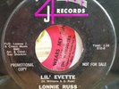 Lonnie Russ   Them Greens / Lil' Evette   4J Records   Promo   RnB  45