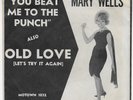 45RPM Record - Mary Wells - You Beat Me To The Punch,  - PICTURE SLEEVE ONLY