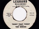 GARAGE PROMO The Sheiks: Cocoanut Woman / Twist That Twist 45 Legrand Rare 1962