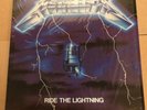 Metallica Ride the Lightning LP, 1984 Vinyl Re-Issue, Elektra 60396-1