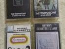 THE TEMPTATIONS 4 CASSETTES SOLID ROCK ANTHOLOGY MASTERPIECE ETC.
