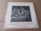 BACH CONCERTOS MONIQUE FRASCA COLOMBIER & LILIANE GARNIER VIOLIN CND FRANCE 2 LP