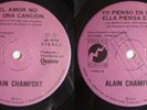 ALAIN CHAMFORT (CLAUDE FRANCOIS) IN SPANISH 1975 PROMO  UNIQ CHILEAN PRESS ONLY