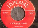 Archibald, Imperial 5358, Stack-A-Lee Parts 1 & 2, Class blues song