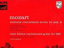 PHILIPS HI-FI STEREO - MOZART SINFONIA CONCERTANTE - NACHTMUSIK - GOLDBERG - NM