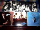 EAGLES ( 3 ) LP lot: HOTEL CALIFORNIA w/ poster GREATEST HITS henley SOLO shrink