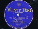 78 RPM -- Annette Hanshaw, Velvet Tone 1915, E-V+ Jazz - Personality