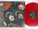 BEATLES RUBBER SOUL EMI/ODEON EAS-70135 Japan OBI MONO Clear Red Vinyl VINYL LP