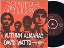 THE KINKS Autumn Almanac Danish 45PS 1967