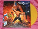 MANOWAR - WARRIORS OF THE WORLD - 11tr LP - GER 2002 - 1st PRESS - YELLOW VINYL