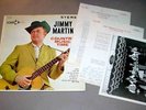 JIMMY MARTIN LP + PHOTO + SIGNED LETTER - Country Music Time (1962)