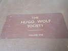THE HUGO WOLF SOCIETY VOLUME FIVE HMV DB2703-2708