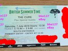 The Cure Hyde Park London 7 July Ticket ... *PRIMARY ENTRY*