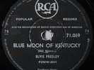 ELVIS PRESLEY - BLUE MOON OF KENTUCKY / THAT'S ALL RIGHT - SOUTH AFRICA - 78 RPM